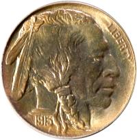 1913 Type I Buffalo Nickel, obverse