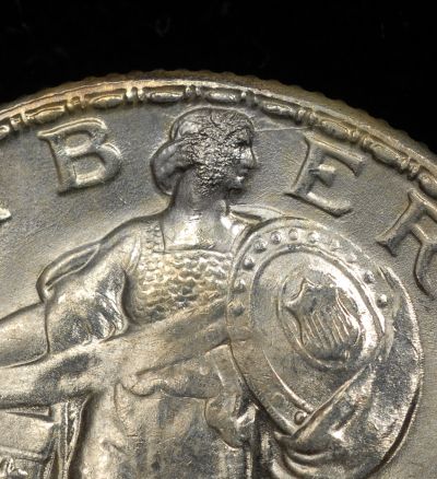 Altered Standing Liberty Quarter