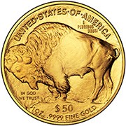 Buffalo 24-karat reverse