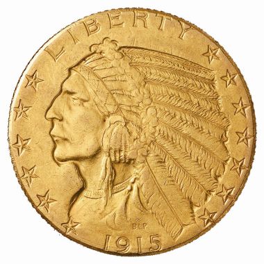 1915-D Half Eagle (obv)