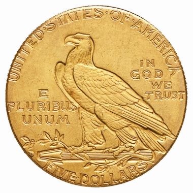 1915-D Half Eagle (rev)