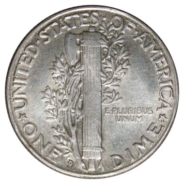 1916-D Dime (rev)